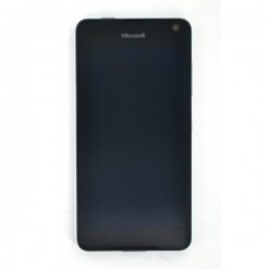 Ecran LCD + Vitre Tactile (avec châssis) Noir Nokia Lumia 650/650 Dual (00814H5) (Compatible)