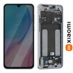 Ecran LCD + vitre tactile + châssis Plus que Blanc Xiaomi Mi 9 Lite (officiel)