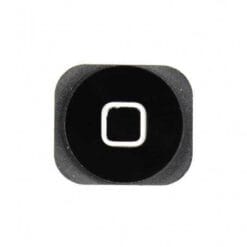 Bouton Home noir iphone 5/5C avec caoutchouc