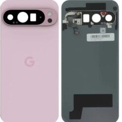Vitre arrière + lentille caméra Quartz Rose Google Pixel 9 Pro (Officiel)