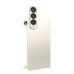 Vitre arrière + vitre caméra Ivoire Samsung Galaxy Z Fold 4 5G F936B (Officiel)