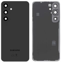 Vitre arrière + lentilles caméra Noire Samsung Galaxy S24 FE (S721B) (Officiel)