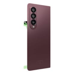 Vitre arrière + vitre caméra Bordeaux Samsung Galaxy Z Fold 4 5G F936B (Officiel)