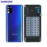 Vitre arrière + vitre caméra Bleue Samsung Galaxy A31 A315F (Officiel)