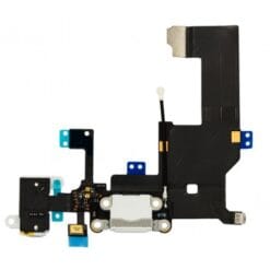 Nappe dock alimentation et jack audio iPhone 5 blanc
