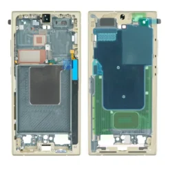 Ecran OLED + Vitre Tactile + Châssis Jaune Ambré Samsung Galaxy S24 Ultra (Officiel)