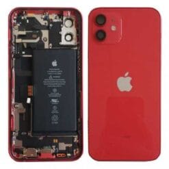 Châssis complet reconditionné pour iPhone 12 Mini - Grade A (avec Logo) Rouge