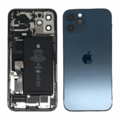 Châssis complet reconditionné pour iPhone 12 Pro  - Grade A (avec Logo)   Bleu Pacifique