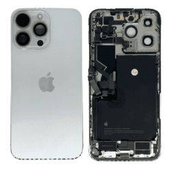 Châssis NEUTRE iphone 14 Pro Max argent - avec nappes