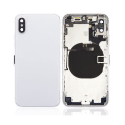 Châssis avec nappes pour iPhone X - Grade A (avec Logo) Argent