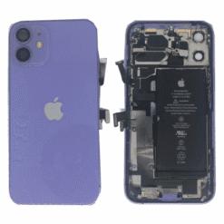 Châssis complet reconditionné pour iPhone 12 Mini - Grade A (avec Logo) Violet