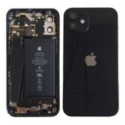 Châssis avec nappes pour iPhone 12 - Grade A (avec Logo) Graphite