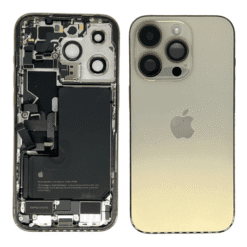 Châssis complet reconditionné pour iPhone 14 Pro - Grade A (avec Logo) Or