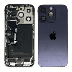 Châssis complet reconditionné pour iPhone 14 Pro - Grade A (avec Logo) Violet Intense