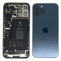 Châssis complet reconditionné pour iPhone 12 Pro Max - Grade A (avec Logo)  Bleu Pacifique