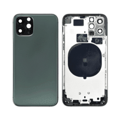 Châssis NEUTRE arrière iPhone 11 pro vert- sans nappes