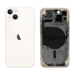 Châssis avec nappes pour iPhone 13 - Grade A (avec Logo) Blanc