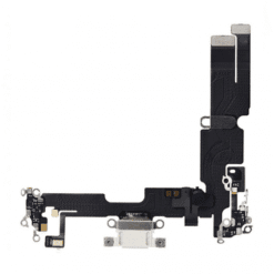 Nappe connecteur de charge blanc iPhone 14 plus