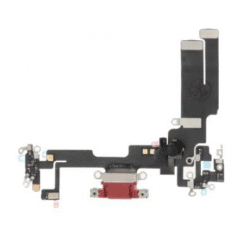 Nappe connecteur de charge rouge iPhone 14