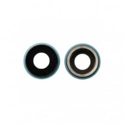 Lentille caméra + anneau bleu iPhone XR