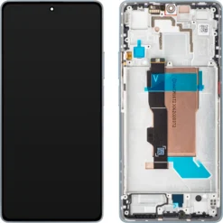 Ecran LCD + Vitre tactile (avec châssis) Blanc Xiaomi Poco F5 (Officiel)