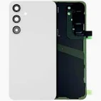 Vitre arrière + lentille caméra Argent Samsung Galaxy S24 (Officiel)