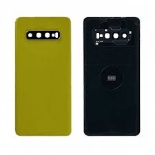 Vitre Arrière + Lentille Caméra Jaune Samsung Galaxy S10+ (Compatible)