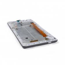 Ecran LCD + Vitre Tactile (avec châssis) Gris Wiko Fever Special Edition (pour couleur Asphalte et Bois centré) (Compatible)