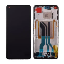 Ecran Lcd + Vitre tactile avec châssis noir Realme GT2  (Officiel)