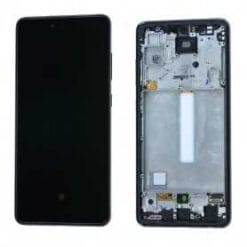 Ecran LCD + Vitre Tactile + Châssis Noir Samsung Galaxy A52 5G / 4G A525F / A526B (officiel)