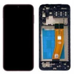 Ecran LCD + Vitre Tactile + Châssis Noir Samsung Galaxy A14 4G EUROPE (A145F) (Officiel)