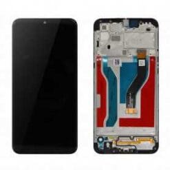 Ecran LCD + Vitre Tactile + Châssis Samsung Galaxy A10S Noir (A107F) (Compatible)