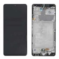 Ecran LCD + Vitre Tactile + Châssis Noir Samsung Galaxy A42 5G A426F/B (officiel)