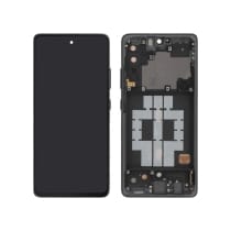 Ecran LCD + Vitre Tactile + Châssis Noir Samsung Galaxy A51 5G A516F (officiel)