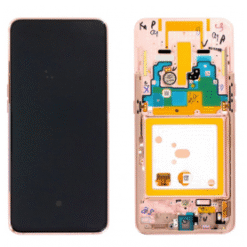 Ecran LCD + Vitre tactile + Châssis Samsung Galaxy A80 A805F Rose Or (officiel)