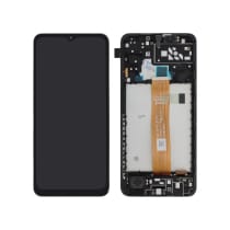 Ecran LCD + Vitre Tactile + Châssis Noir Samsung Galaxy A04s A047F (Officiel)