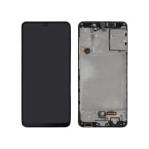 Ecran OLED + Vitre Tactile + Châssis Noir Samsung Galaxy A31 A315F/A315G (Officiel)