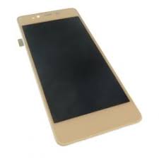 Ecran LCD + Vitre Tactile (sans châssis) Noir/Or Wiko Highway Pure (Compatible)