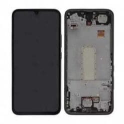 Ecran OLED + Vitre Tactile + Châssis Samsung Galaxy A34 5G Noir (A346B) (officiel)
