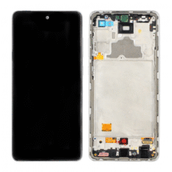 Ecran LCD + Vitre Tactile + Châssis Blanc Samsung Galaxy A72 4G A725F (Officiel) Sans Batterie
