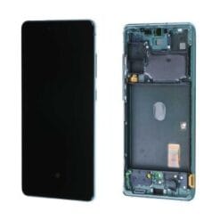 Ecran OLED + Vitre Tactile (avec châssis) Vert Samsung Galaxy S20 FE 5G (G781B/G781U) (Compatible)