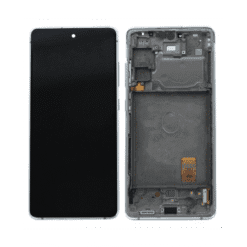 Ecran OLED + Vitre Tactile + Châssis Blanc Samsung Galaxy S20 FE 4G/5G G780F G780F, DSM GT780G (officiel)