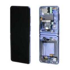 Ecran OLED + Vitre Tactile (avec chassis) Gris Samsung Galaxy Z Flip 5G F707B (officiel)