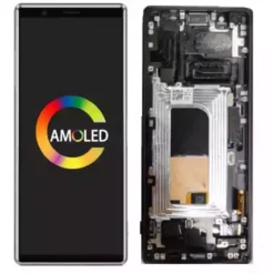 Ecran LCD + vitre tactile avec chassis Sony Xperia 5 (Officiel) Noir
