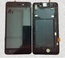 Ecran LCD et Vitre tactile + Chassis noir Wiko Sunny 3 (officiel)