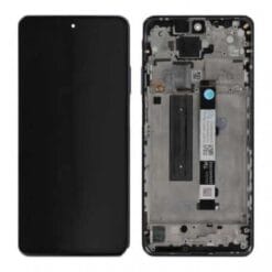 Ecran LCD + vitre tactile + châssis Bleue Xiaomi Redmi Note 9 Pro 5G / Mi 10T Lite 5G (officiel)