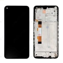Ecran LCD + Vitre Tactile (avec châssis) Noir Xiaomi Redmi Note 9 5G (Compatible)