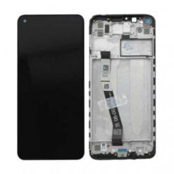 Ecran LCD + Vitre Tactile (avec châssis) Noir Xiaomi Redmi 10X 4G/Redmi Note 9 (Reconditionné)
