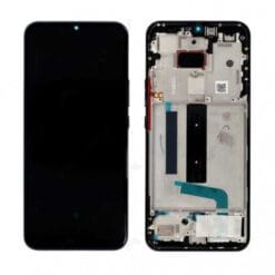 Ecran LCD + Vitre Tactile (avec châssis) Noir Xiaomi Redmi Note 9S (Reconditionné)