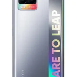 Vitre arrière + Lentille caméra argent realme 8  (Officiel)